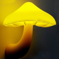 Mini Mushroom Wall Night Light Light Controlled Bedroom Lamp