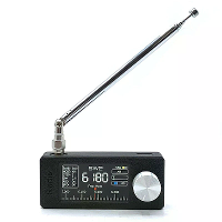 Mini Pocket Radio ESP32 S3 SI4732 Ontvang Radio 1.9 Inch IPS Scherm LSB/USB/AM/FM Radio 0.5 108Mhz HF SW MW VHF