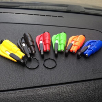 Mini Portable 3 In 1 Car Emergency Hammer Belt Breaker Escape Rescue Tool