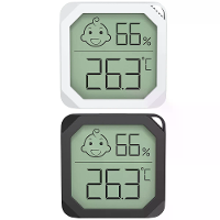 Mini Temperatuur  en Luchtvochtigheidsmeter Nauwkeurige Metingen Comfortindicatoren Veelzijdige Plaatsing  20 60℃ 20 99%