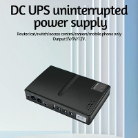 Mini UPS Ononderbroken Stroomvoorziening 10400mAh Batterij Backup 5V 9V 12V voor Router Monitor Camera Hoge Capaciteit D