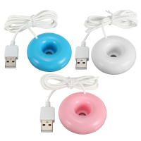 Mini Usb Portable Humidifier Donuts Shaped Air Purifier Aroma Diffuser For Office Home Room Car