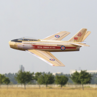 MinimumRC F 86 Sabre Golden Hawk 30mm EDF 3CH 1S 380mm Wingspan RC Vliegtuig KIT+EDF