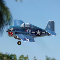 MinimumRC F6F Hellcat Q series 320mm Wingspan 2.4GHz 4CH Gyro Stabilisatie Micro Vliegtuig RC Kit met Borstelmotor