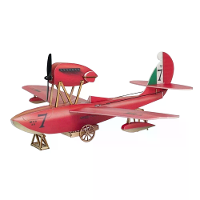 MinimumRC Macchi M 33 4CH 400mm Spanwijdte Micro Schaal Gyro Stabilisatie Vliegtuig RC Vliegtuig KIT met Motor