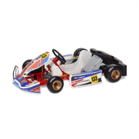 MinimumRC Sengi Kart 80 Micro Scale RC Auto Go Kart KIT Niet gemonteerd Mini Voertuigen Modellen DIY Speelgoed