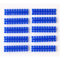1 Punt kleurstrips donkerblauw (602), 10 stuks