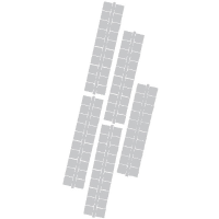 1 Punt kleurstrips grijs P4 (638), 10 stuks