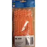 Kleurstrips vleeskleurig, 9 stuks