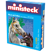 Ministeck Paard met veulen, ca. 4800 Stukjes Puzzel 31878