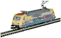 MiniTrix 16089 N elektrische locomotief BR 101 stoomtreinroute van de DB AG