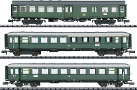 MiniTrix T18209 Personenrijtuig 3 delige set Eilzug im Donautal van de DB