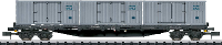MiniTrix T18431 Platte wagen Rgs 3910 van de DR