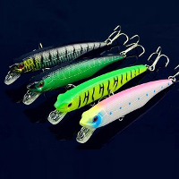 Minnow Fishing Crankbait Bass Hook Hard Bait Biomimicry Fishing Lure