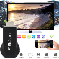 Mirascreen 2.4Ghz Wifi Display Dongle Linux Os Am8252 Cpu 128mb Ram/rom Miracast Dlna Airplay