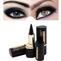 Miss Rose 1pc Black Waterproof Eyeliner Paste Eye Liner Pen Pencil Matte Gel Makeup Beauty