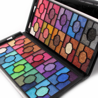 Miss Rose Shimmer Eye Shadow Palette Glitter Eyes Makeup Cosmetics Brown Blue 100 Colors