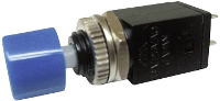 Miyama 706030 DS 410, BL Druktoets 125 V/AC 3 A 1x uit/(aan) Moment (l x b x h) 10 x 10 x 36.9 Mm 1 stuk(s)