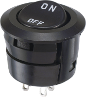 Miyama 706036 Wipschakelaar DS 059S ON 250 V/AC 3 A 2x uit/aan Continu 1 stuk(s)