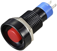 Miyama DS 263 Red Drukschakelaar 25 V/DC 3 A 1x uit/(aan) Moment 1 stuk(s)
