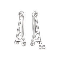 MJX 14210 RC Auto Voorste Swing Arm Stuurzitting Achterste Swing Arm Achterste Bevestigingspunt Onderdelen 14210B 14220B