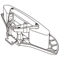 MJX 14303 1/14 RC Auto Originele Onderdelen Voorbumper Assemblage 14110L3 Achterbumper Assemblage