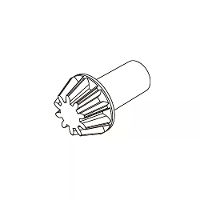 MJX 14304 14303 RC Auto Originele Onderdelen Voorste Slobbe Tand 16402Y