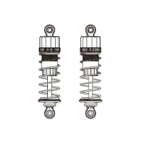 MJX 16207 1/16 Originele RC auto Reserveonderdelen Voor/achter Metalen Olie Schokdempers Voertuigmodel Accessoires 16510