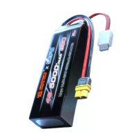 MJX 3S 4S 5000mAh Li po batterij voor 7303 7304 H8P H8H 10210 10208 RC auto onderdelen XT60 stekker
