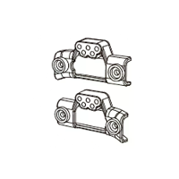 MJX H12Y H12P Voor Schokdemper Frame Originele Onderdelen P12Y08