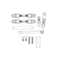 MJX MEW4 M163 162 1/16 Originele Stuurtransmissie assemblage RC auto Reserveonderdelen Voertuigmodelaccessoires 16430S