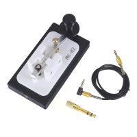 MK 02 Mini Kortegolfradio CW sleutel 3D geprinte hoogwaardige aluminiumlegering ABS handbediende Morsecode CW sleutelzen