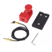 MK 05 draagbare mini handtastatuur 3D geprint contactgats verstelbaar ABS compact CW morse sleutel met 3,5 mm audio kabe