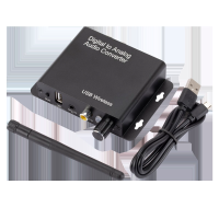 MnnWuu Digitale Fiber Coax naar Analoog RAC AUX 3.5 Bluetooth 5.0 Ontvanger Signaal Adapter Converter Met Usb poort voor