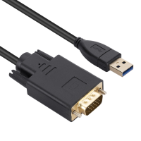 MnnWuu WT04 1.8M Adapter Kabel USB3.0 Naar VGA Video Converter Kabel Projector Transfer Kabel Computer USB Externe Proje