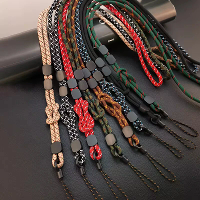 Mobiele Telefoon Lanyard Hand geweven Strap Koord Nek Hangende Telefoonketting Sleutelstrap voor Mobiele Smartphone