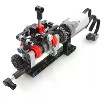 MOC 103739 Bouwblokken met Motor Compatibel met Handmatige Versnellingsbak 4 Snelheid Verschuivingsstructuur Leuk Puzzel