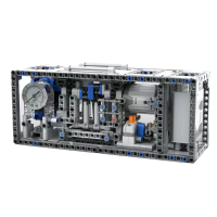 MOC 73513 Luchtcompressor Pneumatiek Serie Pneumatische Buisjes Luchtvat DIY MOC Model Bouwsteen Brick Assembly Kit Kind