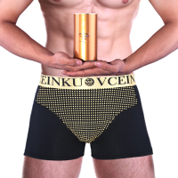 Modal Breathable U Convex Pouch Magnetotherapy Healthcare Boxer Briefs For Men