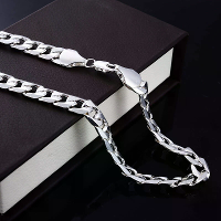 Mode Mannen Vrouwen Halsketting Classic Chain Sieraad Mannelijke Trendy Ketting Halsketting HipHop Sieraad Cadeau
