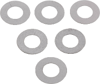Staal Aanloopring 6 mm 12 mm 0.2 Mm 20 stuk(s)