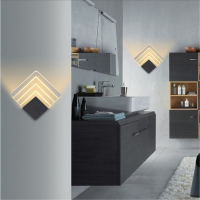 Modern Acrylic Aluminum Led Wall Light Bedside Porch Balcony Bedroom Indoor Lamp