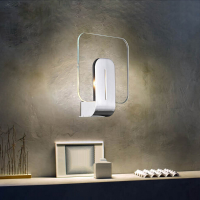 Modern Brief Glass Led Wall Light Living Room Bedside Lighting
