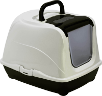 Kattenbak Flipcat Jumbo 57 cm Zwart/Wit