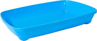 Moderna Plastic Kittenbak+rand Lichtblauw #95;_42x30x10 Cm