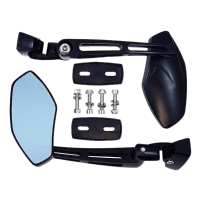 Modified Motorcycle Aluminous Rearview Mirror For Yamaha Kawasaki