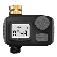 MOES 1 Aansluiting Water Timer IP55 Waterdicht Messing Ingang Draaiknop Knopbediening Met LCD Display Regenvertraging Ki