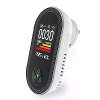 MOES 4 in 1 Plug in Gasdetector CO Brandbaar Gasmonitor met Temperatuur/Luchtvochtigheid Sensor Ingebouwde Alarm Digital