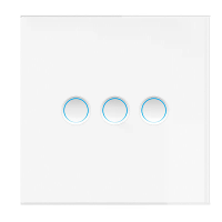 MOES Matter Protocol Tuya Slimme Lichtschakelaar WiFi Concaaf Glazen Paneel Tijdfunctie Spraakbesturing met Alexa/Google