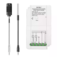 MOES MS 103 Slimme WiFi Temperatuur Vochtigheid Schakelmodule Sensor Dubbele Relaisuitgang Slimme Leven App Draadloze Co